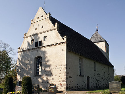 Hintere Kirchenansich, Friedhofseite